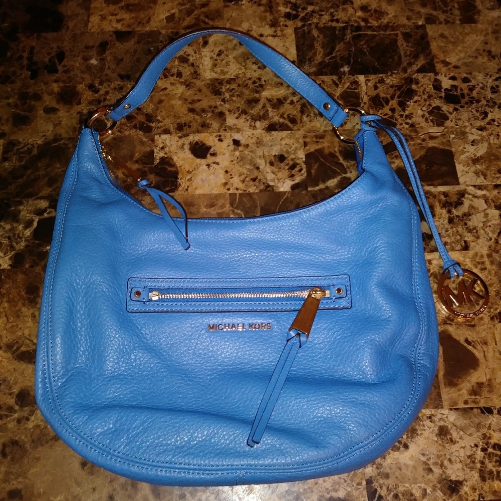 Beautiful blue authentic Michael Kors handbag